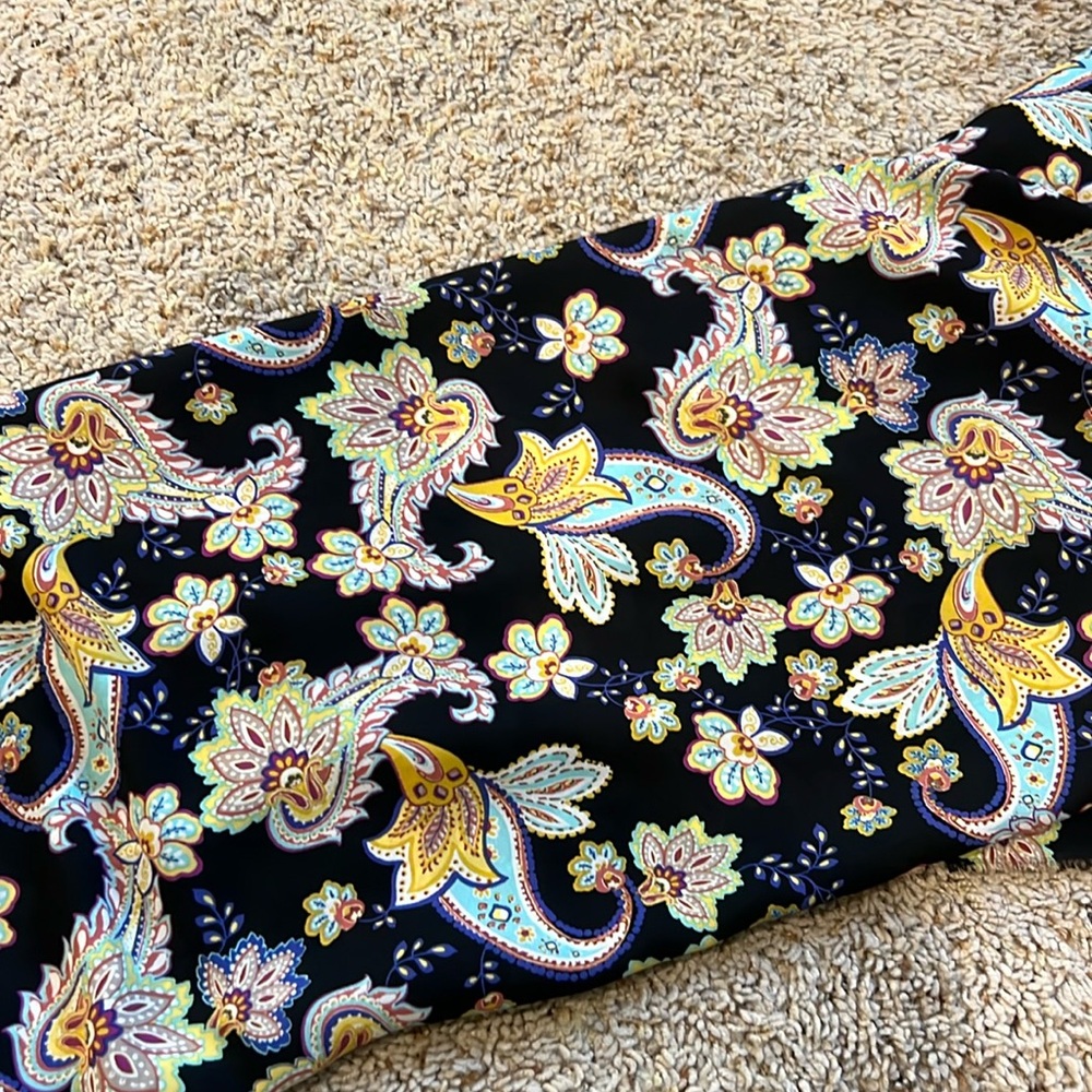 Wooldobby Black/Teal/Yellow Paisley